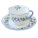 DecorBites™ Bone China Coffee Cup and Saucer Set for Home and Office