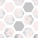 Pastel Geometric Marble Wallpaper