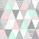 Pastel Geometric Triangles Wallpaper