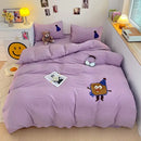 DecorBites™ Cartoon Embroidery Bedding Set for Single & Double Sleepers