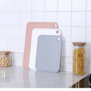 Pastel green pp5 plastic cutting board set kitchen hanging boards