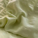 Pastel green & white lace bubble cotton bedding set bedroom duvet