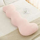 Pastel ice cream wavy plush pillow bedroom decor