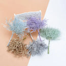 Pastel lavender and mint 10pcs artificial plants for living room decor