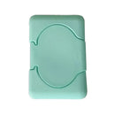 Pastel mint blue and pink baby wet wipes dispenser set bathroom holder