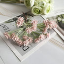 Pastel multi color decorative vase set living room floral decor