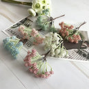 Pastel multi color decorative vase set living room floral decor