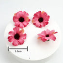 Pastel pink and lavender mini daisy artificial flowers wedding decor