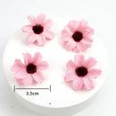 Pastel pink and lavender mini daisy artificial flowers wedding decor