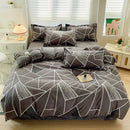 Pastel pink & cream butterfly cozy cotton bedding set bedroom