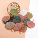 Pastel pink & green silk leaf artificial plants living room decor