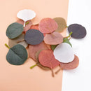 Pastel pink & green silk leaf artificial plants living room decor