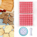 DecorBites™ Cookie Stamps Letters Number Mold Set for Baking Decoration, Kitchen Tools