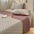 Pastel quilted cotton bed cover soft anti-slip tatami mat bedroom