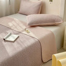 Pastel quilted cotton bed cover soft anti-slip tatami mat bedroom