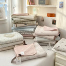 Pastel quilted cotton bed cover soft anti-slip tatami mat bedroom