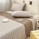 Pastel quilted cotton bed cover soft anti-slip tatami mat bedroom