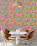 Pastel Triangles Pattern Wallpaper