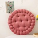 Pastel tufted cookie biscuit cushion soft throw pillow living room