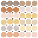 Watercolor Rainbow & Dots - Fabric Nursery Wall Art Decals