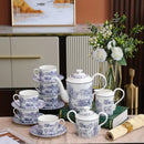 Blue Porcelain Jungle Tea Set