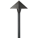 Umbrella G4 Angular Pathway Outdoor Lights with Brass Build