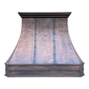 Akicon Custom Copper Range Hood Handmade with Custom Size and Finish