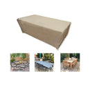 Patio Set Cover For Rectangular or Oval Table 84"L x 44"W x 25"H Classic Taupe