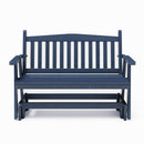 SimplyPoly Amish Made Mission Recycled Plastic Porch Glider