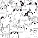 Pattern of Dogs Wallpaper