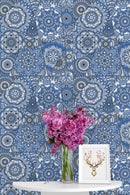 Pattern with Mandalas Wallpaper