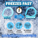 Patterned Ice Ring Neck Cooler, Cooling Neck Wraps, Wearable Neck Cooling Tube
