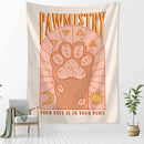 DecorBites™ Cartoon Cat Claw Tapestry Wall Hanging Abstract Art Home Decor