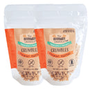 Peanut Butter Crumbles | 2.4 oz | Pack of 2 | Gluten, Dairy, & Soy Free | The Gourmet Granola