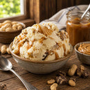 Peanut Butter Caramel Sundae Ice Cream | Pack of 4 | One Pint | Shipping Included | eCreamery