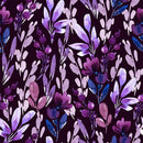 Voguish Purple Leaves Wallpaper Vogue
