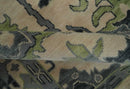 Peach, Charcoal and Green Hand knotted 8x10 and 9x12 Oushak Traditional Wool Area Rug