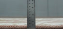 Peach, Ivory and Olive hand knotted 2x3 Oriental Oushak Wool Area Rug