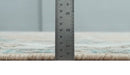 Peach, Ivory and Teal Hand knotted Traditional Oushak Multi Size wool Area Rug