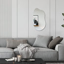 Frameless Irregular Wall Mirror 19.7"x33.5" – Modern Home Decor