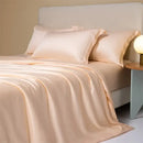 DecorBites™ Cooling Cotton Solid Bedding Set Ultra Soft Quilt Cover for Summer