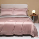 DecorBites™ Cooling Cotton Solid Bedding Set Ultra Soft Quilt Cover for Summer