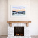 "Peach Skies" Art Print