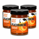 Peachbanero Pepper Spread | Pack of 3 | 9 oz | Gluten Free | Chili Dawg's Foods of Fire