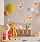 Daisy Flowers - Fabric Nursery Wall Art Decals