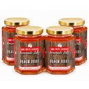 Peach Jelly | Pack of 4 | 11.5 oz | Nutt Family Jams & Jellies