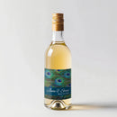 Peacock Feathers Mini Wine Label
