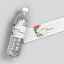 Peacock Water Bottle Labels