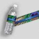 Peacock Wood Water Bottle Labels
