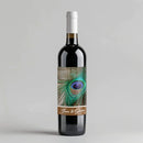 Peacock Wood Wine Label